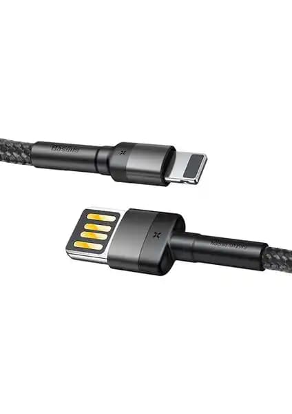 Baseus Özel Seri iPhone Uyumu 2.4A 1M Hızlı Şarj ve Veri Aktarım Kablosu