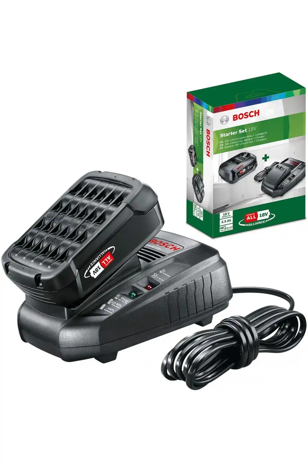 Bosch 18V 2.5Ah Akü Seti Güç ve Güvenilirlik Sunar