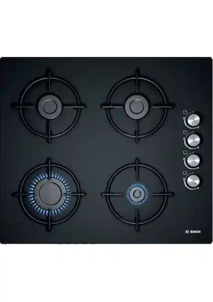 Bosch POP6C6O10O Doğalgazlı Siyah Cam Ankastre Ocak Modern Mutfaklar İçin Uygun