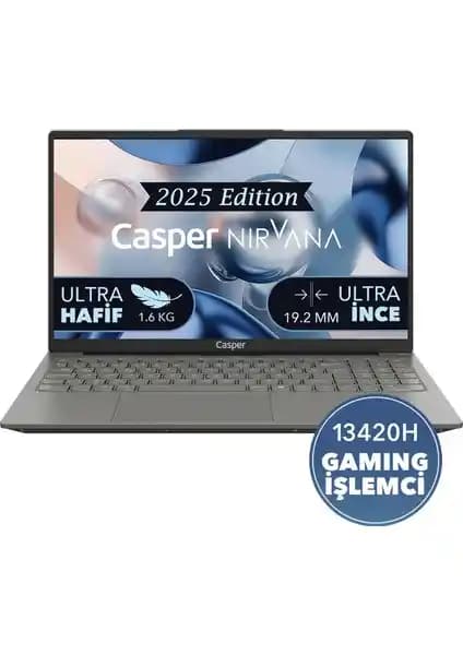 Casper Nirvana X600: Güçlü ve Çok Yönlü 15.6 İnç Dizüstü Bilgisayar Özellikleri ve Tasarımı