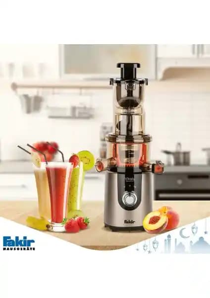 Fakir Vitaly Yavaş Sıkım Meyve Sebze Sıkacağı: Sağlıklı İçerikler İçin Güçlü ve Dayanıklı Mutfak Aleti