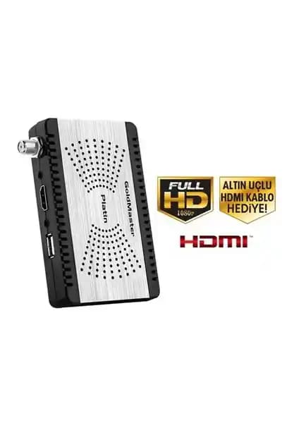 Goldmaster Micro HD-PLATİN Uydu Alıcısı: Yüksek Çözünürlük ve Çok Fonksiyonlu Özellikler