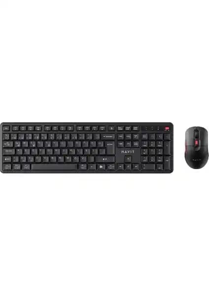 Havit KB261WB Kablosuz Klavye ve Mouse Seti: Sessiz ve Ergonomik Çalışma Çözümü