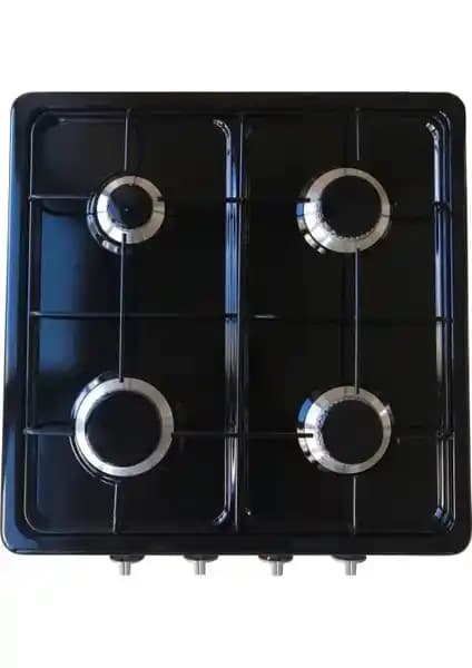 İnci Inci Dört Gözlü Set Üstü Ocak Siyah Modern Mutfak İçin Uygun ve Kullanışlı