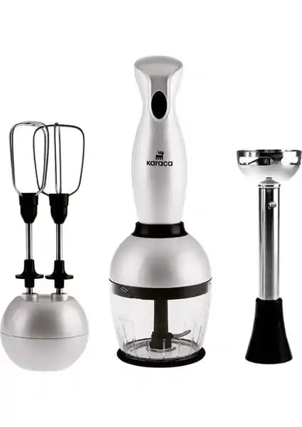 Karaca Pro-midi Blender Seti Pearl White 1000 W Güçlü ve Şık Mutfak Aleti