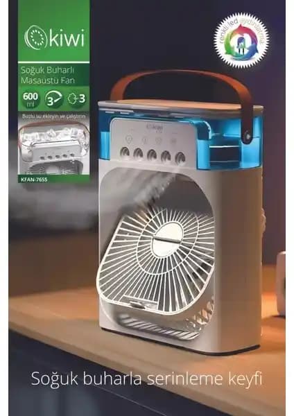 Kiwi KFAN-7655 Çok Fonksiyonlu Masaüstü Fan ve Nemlendirici Özellikleri ve Kullanım Avantajları