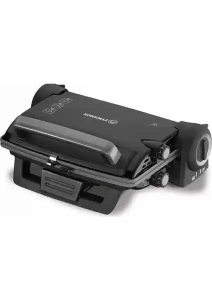 Korkmaz Formula Siyah/Gri Granit Tost Makinesi A310-03: Dayanıklı ve Çok Fonksiyonlu Mutfak Aleti