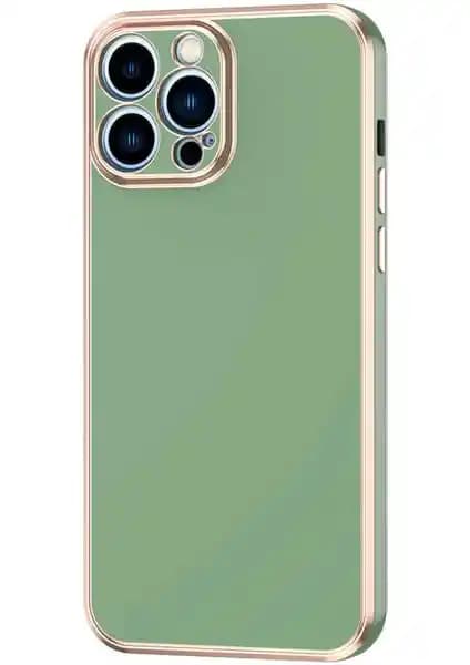 Kvy iPhone 12 Pro Max Parlak Kenarlı Silikon Kılıfı: Şıklık ve Koruma Bir Arada