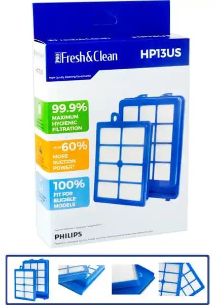 Pro Fresh & Clean Philips FC 9923 Marathon Ultimate Uyumlu HEPA Filtre Seti