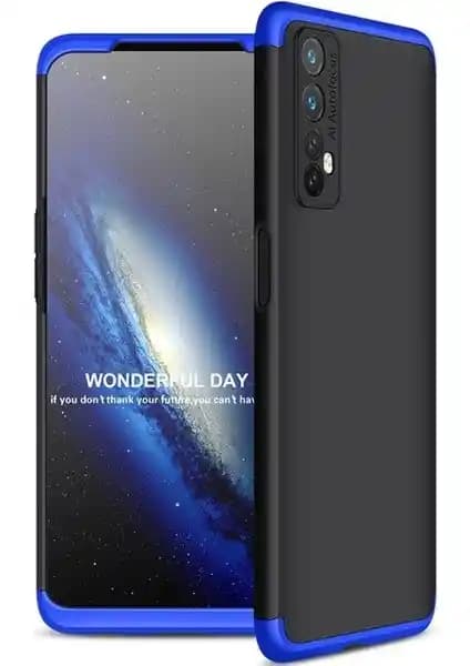 Realme 7 için 3 Parçalı Koruma Kılıfı Şık ve Dayanıklı Tasarım