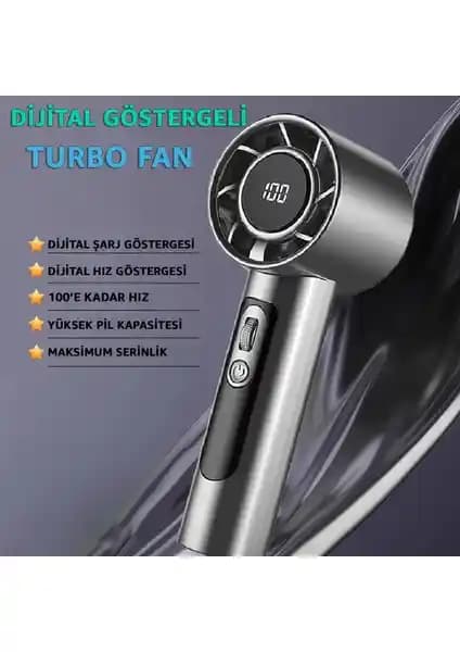 Robeve Dijital Göstergeli Taşınabilir El Fanı ile Yaz Aylarında Serinlik Sağlayın