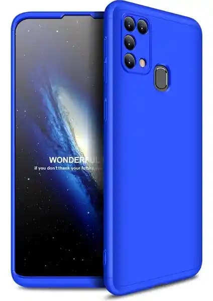 Samsung Galaxy M31 için 3 Parça 360 Derece Koruma Sağlayan KNY Kılıfı