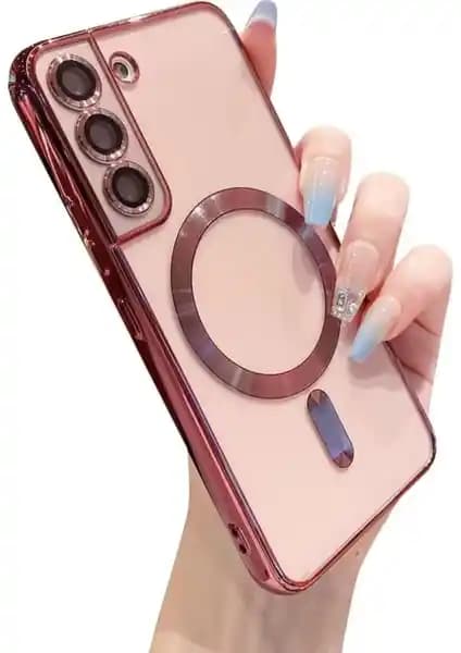 Samsung Galaxy S21 FE için Şeffaf Silikon Kılıf Estetik ve Koruma Sağlar