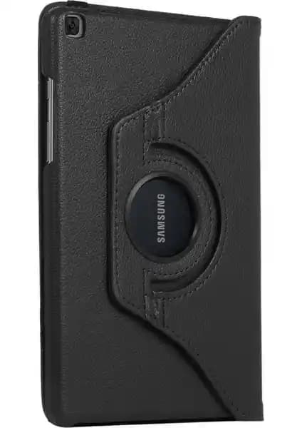 Samsung Galaxy Tab A7 SM-T500 için şık ve dayanıklı dönerli standlı suni deri kılıfı
