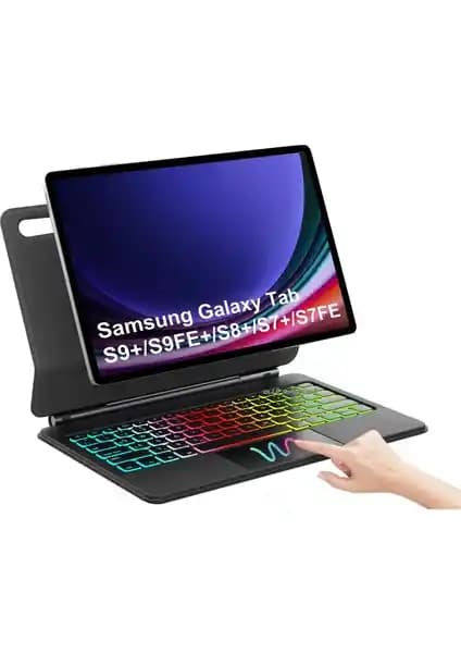 Samsung Galaxy Tab S9 FE Plus için Uyumlu Çok Fonksiyonlu Klavye Kılıfı Özellikleri ve Kullanım Avantajları