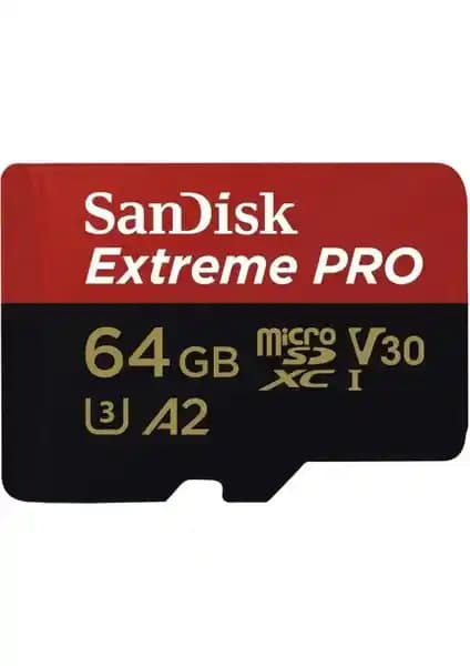 SanDisk 64GB Extreme Pro Micro SD Kartı: Yüksek Hız ve Güvenilirlik Özellikleri