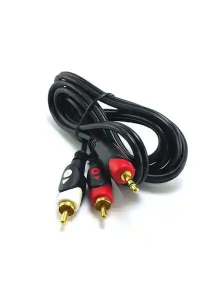 Swat 2RCA 3,5 mm Stereo Kablo Gold: Yüksek Kalite ve Dayanıklılık Sunan Bağlantı Çözümü