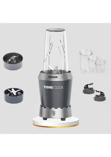Tigrecook Nutrıshake 3 In 1 Paslanmaz Çelik Bıçaklı Çok Fonksiyonlu Blender ve Kahve Öğütücü