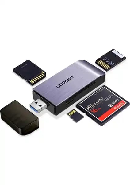 Ugreen USB 3.0 Kart Okuyucu: Çok Yönlü ve Hızlı Hafıza Kartı Okuma Çözümü