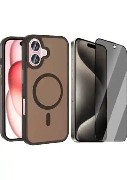 Vendas iPhone 16 Kılıfı ve Ekran Koruyucu Seti Güçlü Koruma ve Şıklık Sunar