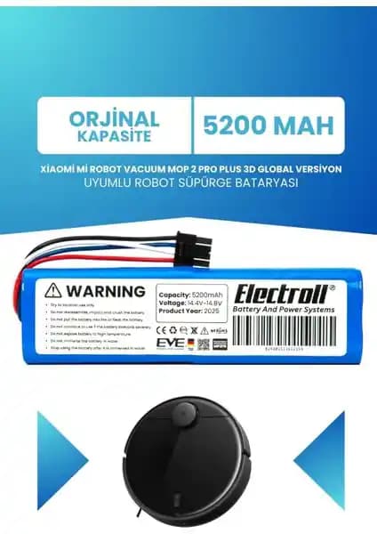 Xiaomi Mi Robot Vacuum Mop 2 Pro Plus 3D Global Versiyon Batarya Performans ve Dayanıklılık
