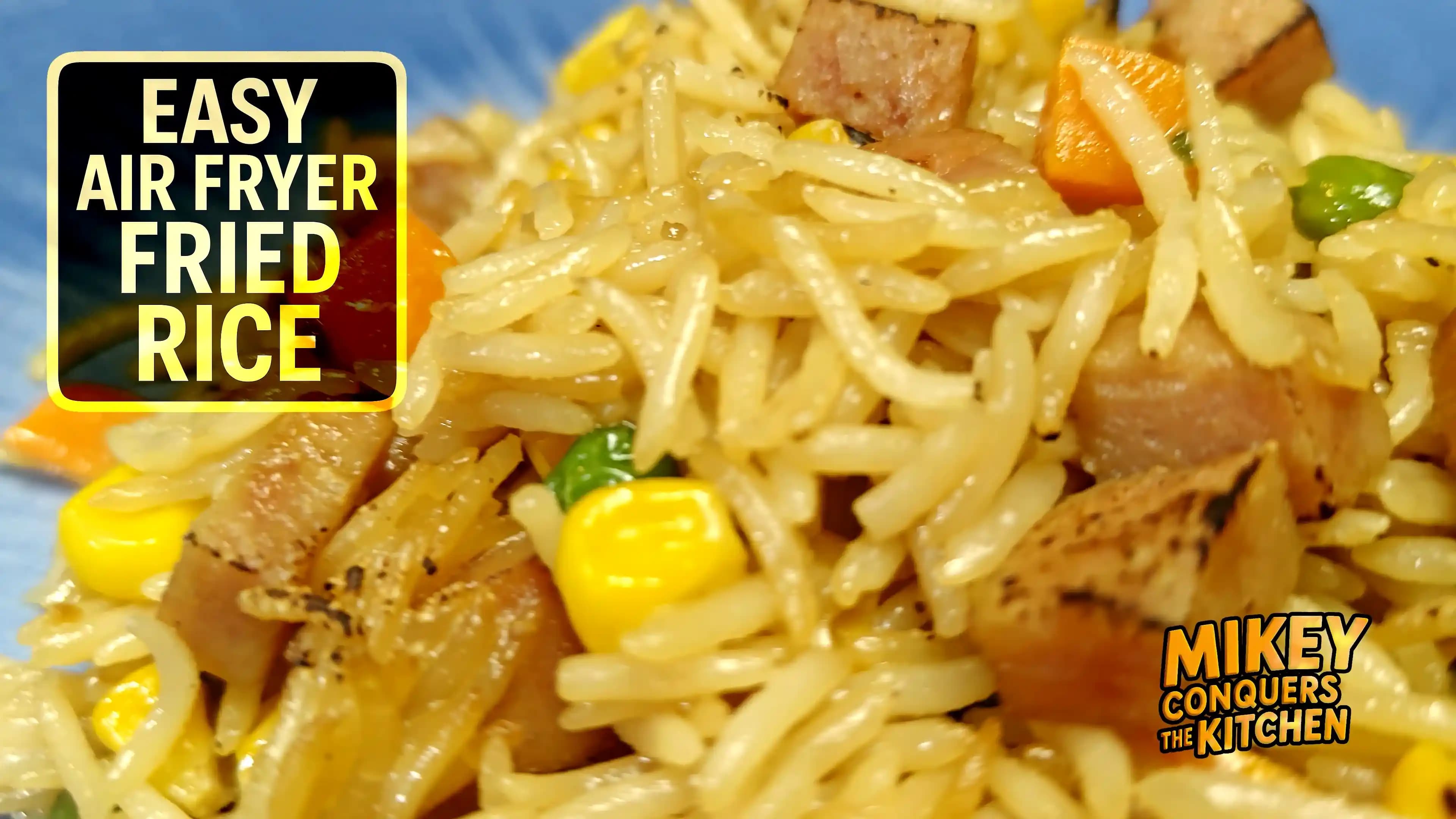 Air Fryer ile Spamlı Kızarmış Pilav Tarifi: Wok Gerektirmeyen Pratik Hazırlık Yöntemi