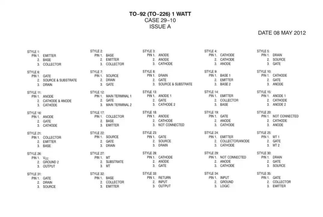 Elektronik Bileşenlerde Pinout Belirleme ve Standartlaşma Sorunlarının Analizi