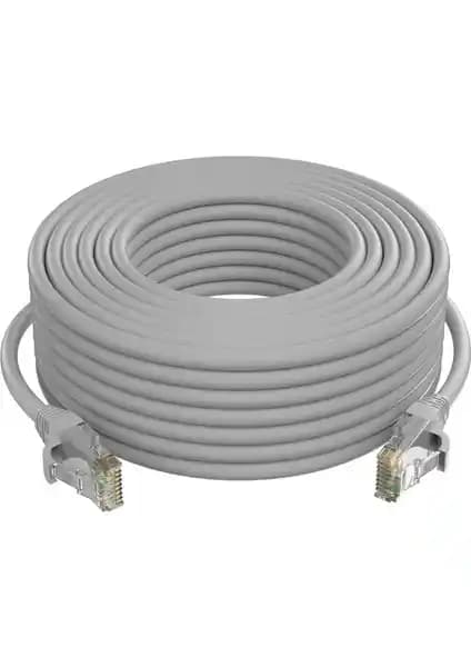 Apronx Cat6 Kablo 1 Metre Gri: Yüksek Performanslı ve Dış Mekan Uyumlu Ethernet Kablosu