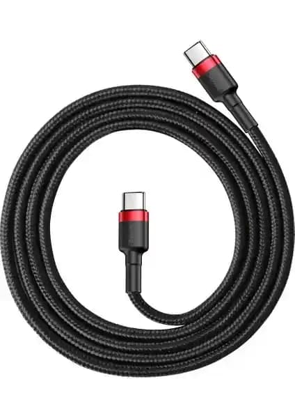 Baseus Cafule Serisi Type-C PD2.0 60W Hızlı Şarj ve Veri Kablosu - Dayanıklı ve Şık Tasarım