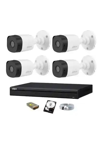 Dahua 4 Kameralı Gece Görüşlü 2MP 1080 FHD Güvenlik Kamera Seti Detaylı İnceleme