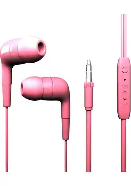 Dexim Mikrofonlu Kulakiçi Kulaklık Pembe: Şık Tasarım ve İyi Ses Kalitesiyle Günlük Kullanım