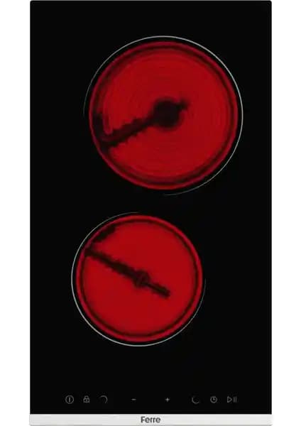 Ferre MS231 2 Gözlü Siyah Elektrikli Ankastre Ocak Modern Mutfaklar İçin Uygun