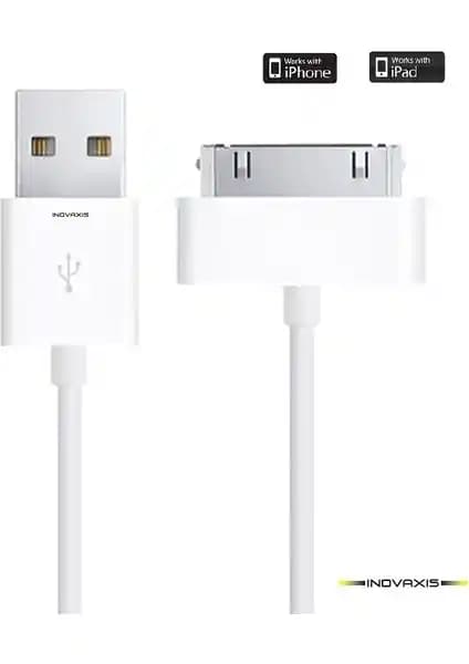 İnovaxıs Apple Uyumlu Data ve Şarj Kablosu 1 Metre Uzunlukta Güvenilir Performans