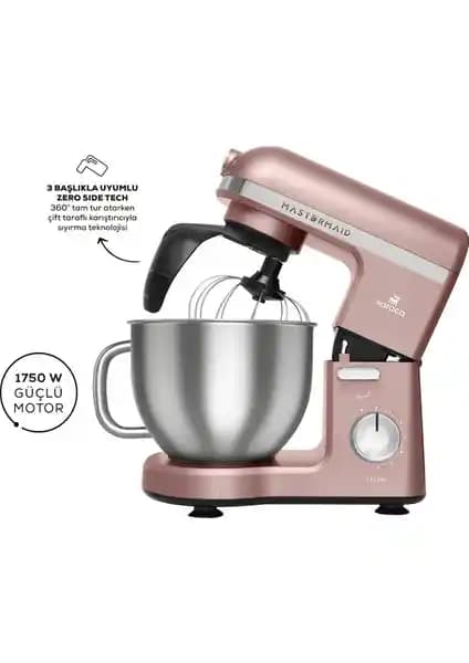 Karaca Mastermaid Chef Pro Çift Kollu Stand Mikser Rosegold 1750 W Yüksek Performanslı Mutfak Aleti
