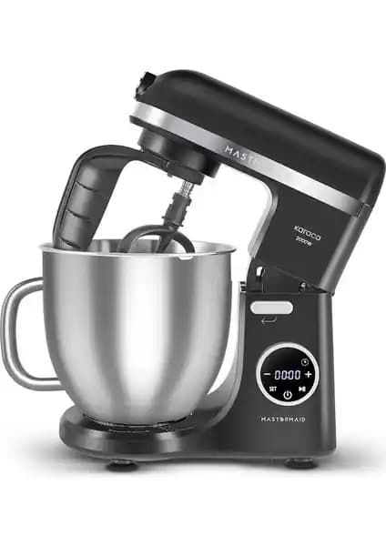 Karaca Mastermaid Chef Ultra D2000W: Güçlü Motor ve Geniş Kapasiteli Dijital Hamur Yoğurma Makinesi