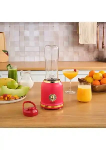 Karaca Retro Personal Kişisel Smoothie Blender: Şık Tasarım ve Yüksek Performans Özellikleri