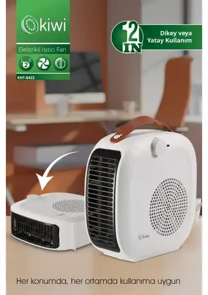 Kiwi KHT-8422 2000 W Fanlı Isıtıcı: Çok Yönlü ve Enerji Verimli Çözüm