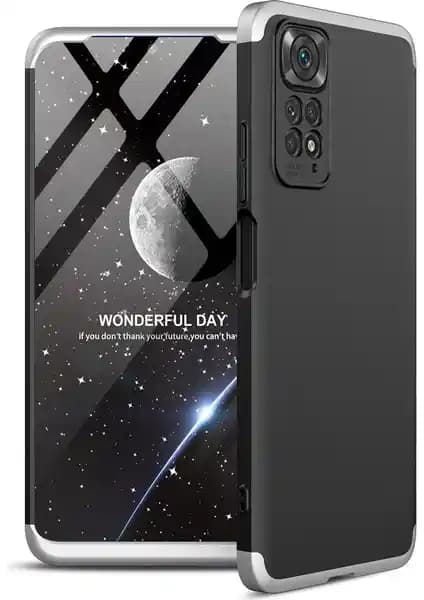 KNY Xiaomi Redmi Note 11S 3 Parça 360 Ays Kapak Güçlü ve Şık Koruma Sağlar