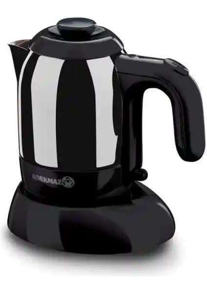 Korkmaz Mia Siyah Çelik Elektrikli Cezve: Modern ve Pratik Kahve Hazırlama Çözümü