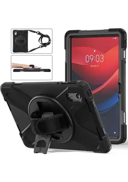 Lenovo Tab M9 için MobaxAksesuar Defender Askılı Zırhlı Tank Case Güçlü Koruma ve Kullanım Kolaylığı
