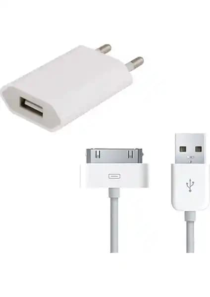 Letstur Apple iPhone 4-4S Uyumlu Takım Şarj Seti Pratik ve Güvenilir Kullanım