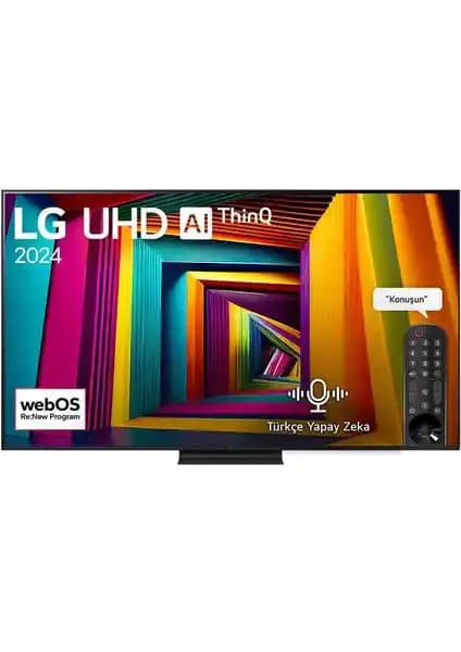 LG 75UT9100 75 inç 4K Ultra HD Akıllı LED TV Türkiye Garantili ve Modern Tasarım
