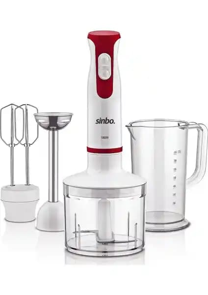 Sinbo SHB 3137 Çok Fonksiyonlu 1000 W Blender Seti Modern Mutfaklar İçin Uygun