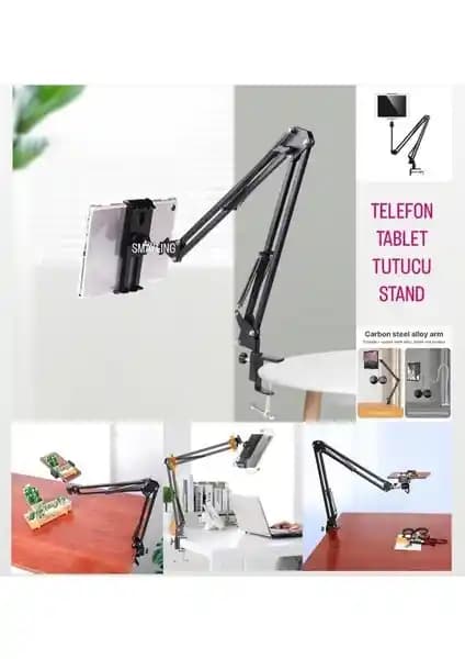 Smayling Tablet ve Telefon Tutucu Standı: Çok Yönlü ve Kullanışlı Masa Üstü Çözüm