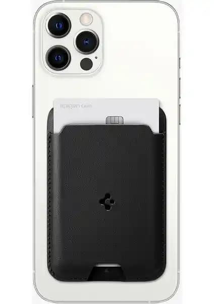 Spigen MagFit Apple iPhone için MagSafe Kartlı Manyetik Cüzdan Şık ve Güvenilir Tasarım