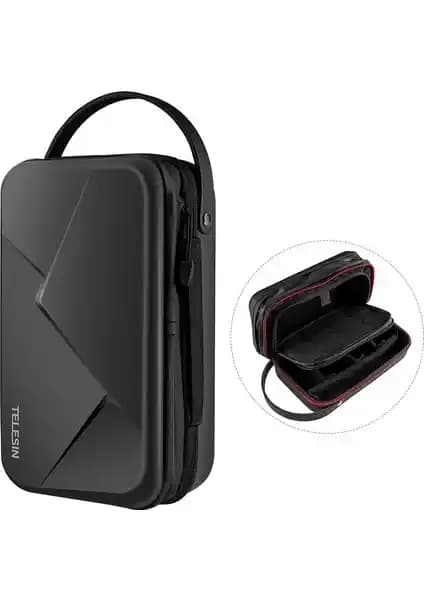 Telesin Su Geçirmez Aksiyon Kamerası Sert Saklama Çantası Dayanıklı ve Kullanışlı Tasarım