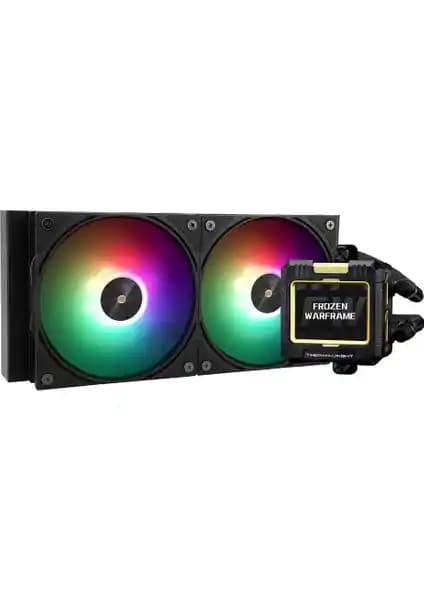 Thermalright Frozen Warframe 240 Siyah LED Ekranlı ARGB Sıvı Soğutucu Özellikleri ve Performansı