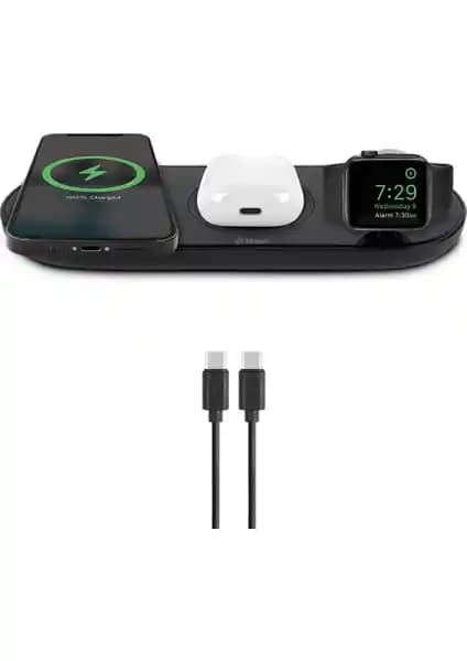 Ttec AirCharger Trio: Çoklu ve Hızlı Kablosuz Şarj Çözümü Apple Ürünleri İçin