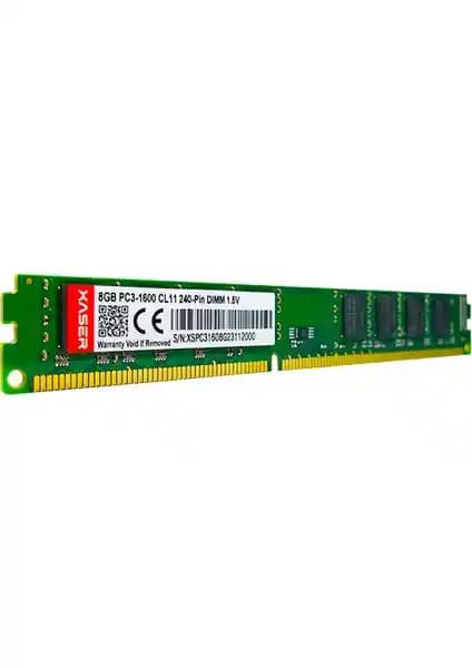 Xaser XS16N11/8 8GB DDR3 RAM: Yüksek Performans ve Uyumlu Bellek Çözümü
