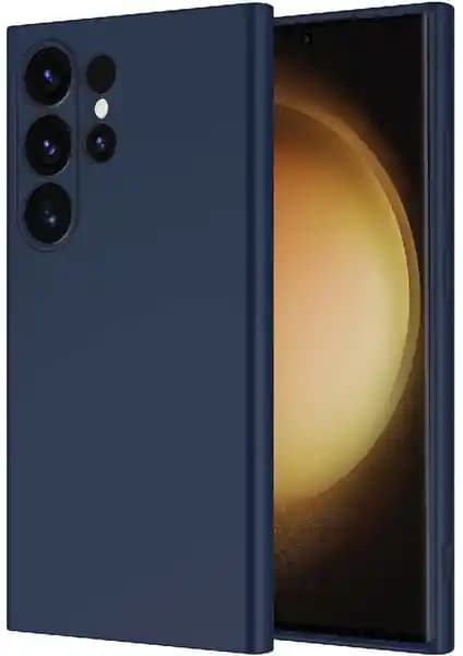 Zore Galaxy S24 Ultra Kılıfı Lacivert Şıklık ve Koruma Sunar